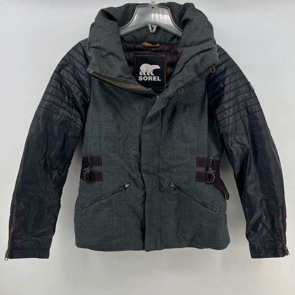 Sorel Jackets & Blazers - Sorel Joan of Arctic Wool Down Jacket Full Zip Collared Coat Women's Size Medium